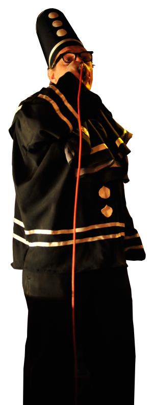 Jackjohannes Hemp in het Zwart Pierke kostuum. Credit foto: Seppe Durnez.